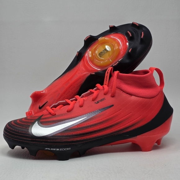 Nike Zoom Air Vapor 1 NRG Football Cleats Red Black Men's Size 12 HF9409-600 New